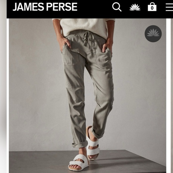 James Perse Women's Utility Drawstring Pants Cotton
Stretch Size Small $225 - Picture 2 of 4